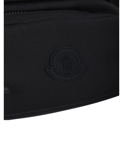 Moncler Black Belt Bags for men