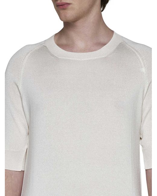 PT Torino White Sweater for men