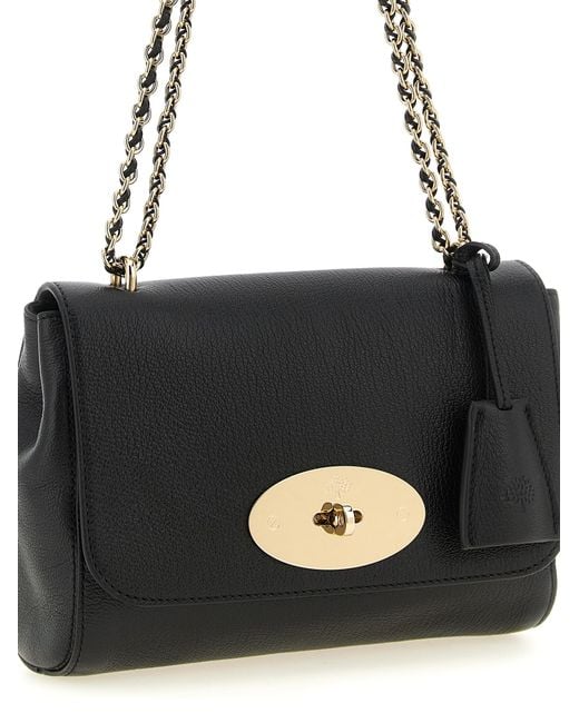 Mulberry Black Goatskin Crossbody Bag