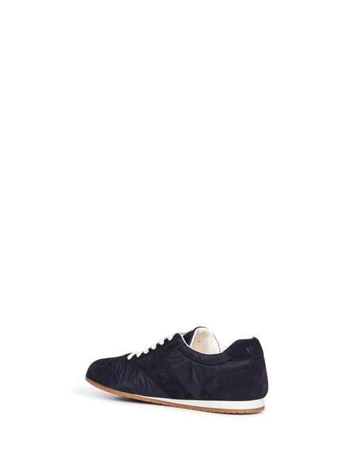 Prada Blue Calzature Re-Nylon And Suede Sneakers for men