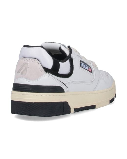 Autry White Clc Low-Top Sneakers for men
