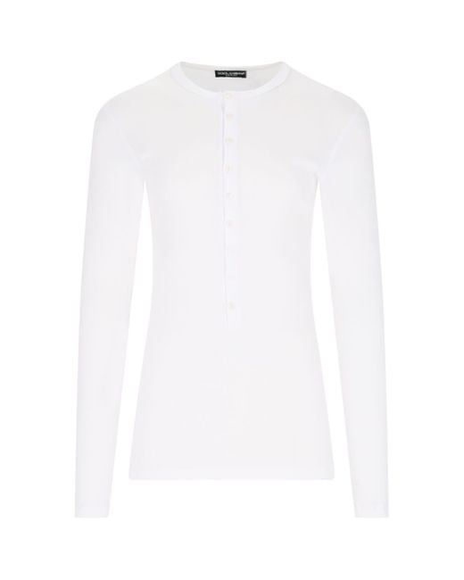 Dolce & Gabbana White T-Shirt for men
