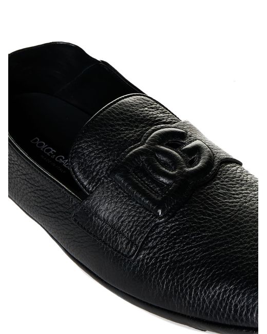 Dolce & Gabbana Black Loafers for men