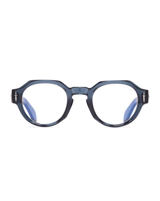 Cutler & Gross Blue The Great Frog 006 03 Deep Acetate Occhiali Da Vista for men