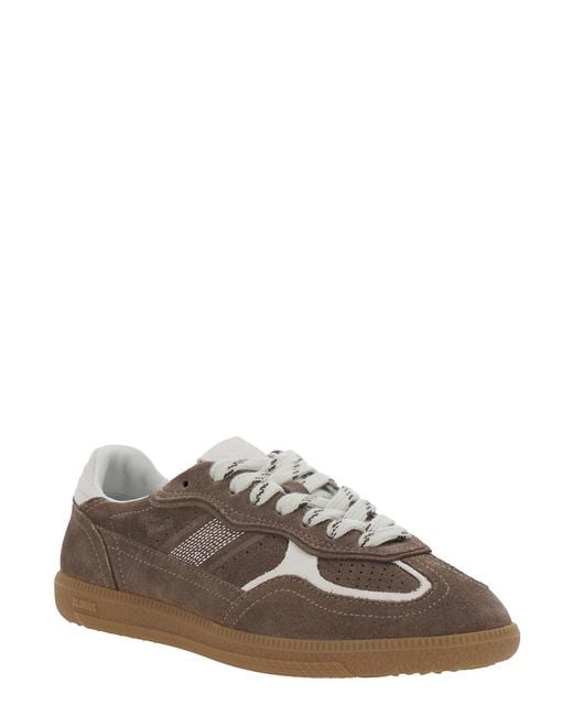 Alohas Brown Low Top Sneaker Tb.490 Suede Cow Trainers for men