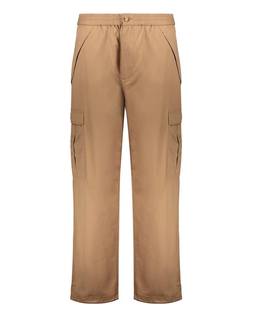 Burberry Natural Cotton Cargo-Trousers for men