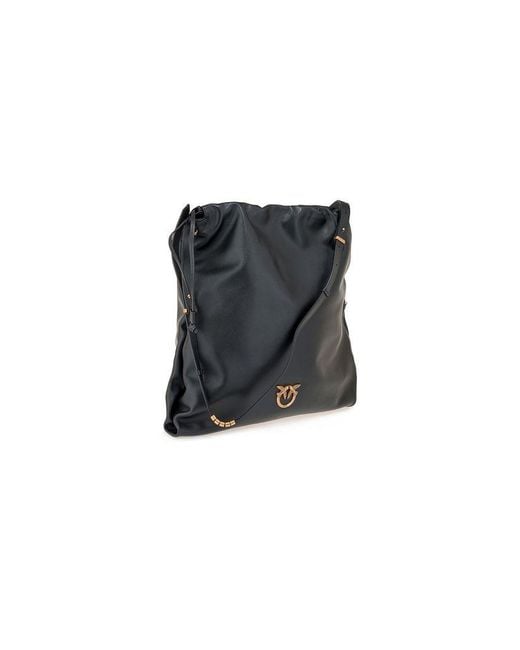 Pinko Black Crossbody Bag Leather Crossbody-Bags