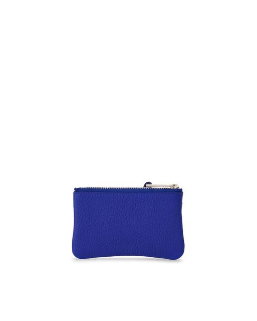 Ferragamo Blue Mini Cut Out Credit Card Holder 12X7 Cm for men