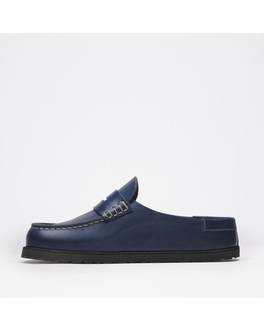 Birkenstock Blue Naples Wrapped Midnight (Regular) Sandal for men