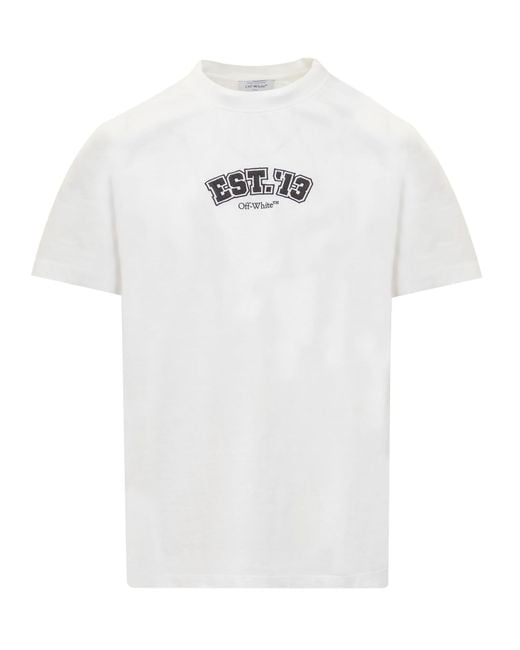 Off-White c/o Virgil Abloh White Logic T-shirt for men
