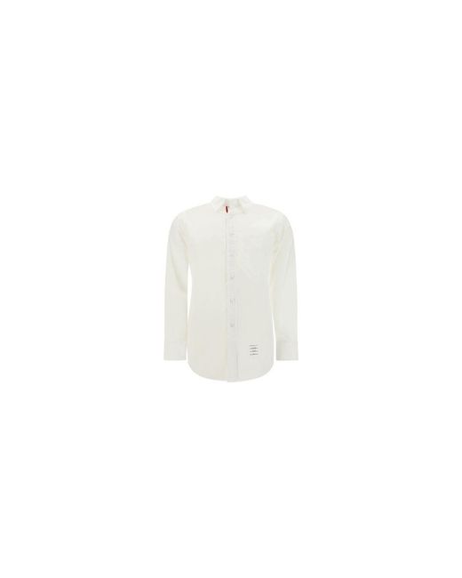 Thom Browne White Cotton Shirt for men
