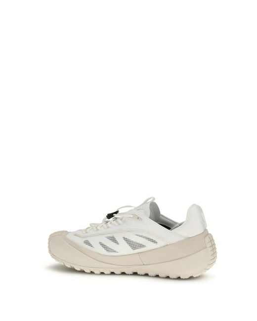 Moncler White Sneakers Trailgrip Lp Upper: Polyester Trainers