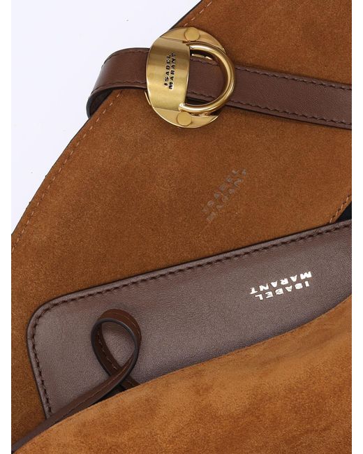 Isabel Marant Brown Oksan Folk Bag