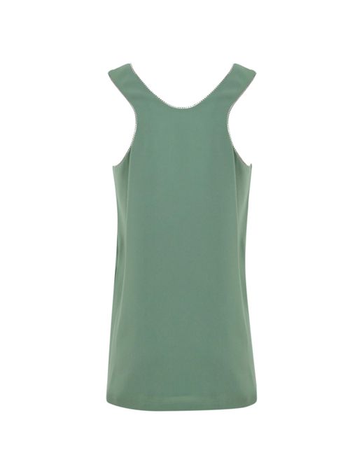 Max Mara Studio Green Nemi Cady Top