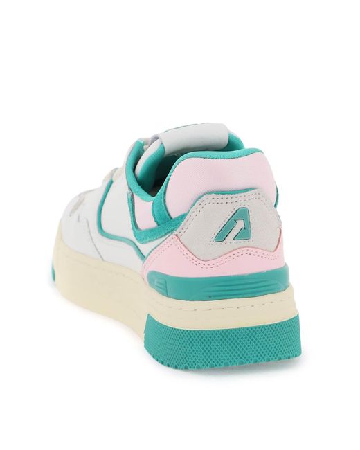 Autry Blue Leather Clc Sneakers