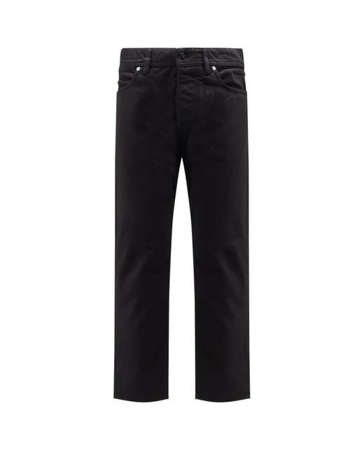 Stone Island Black Bull Denim-Tc Trousers for men