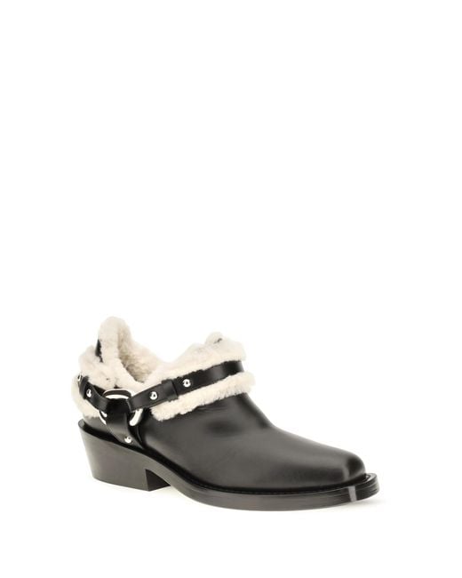 Rabanne White Biker Ankle Boot
