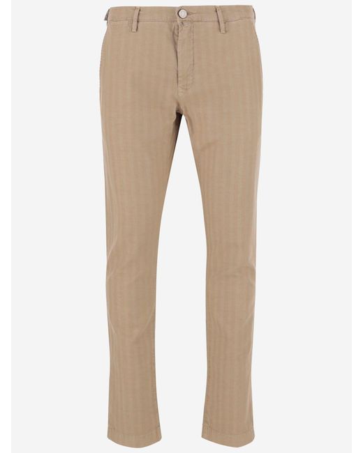 Jacob Cohen Natural Straight Leg Pants for men