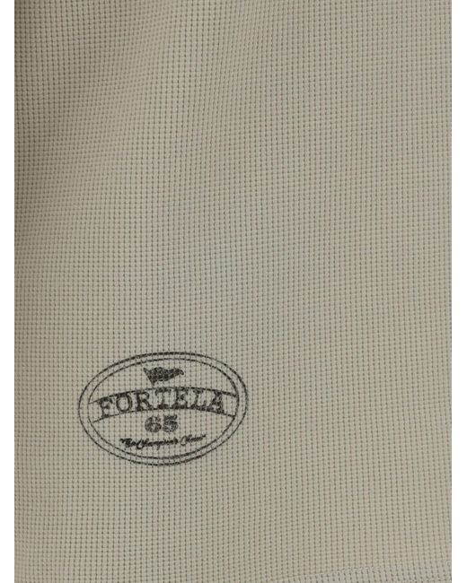 Fortela Gray Serafino Long Sleeve Jersey for men