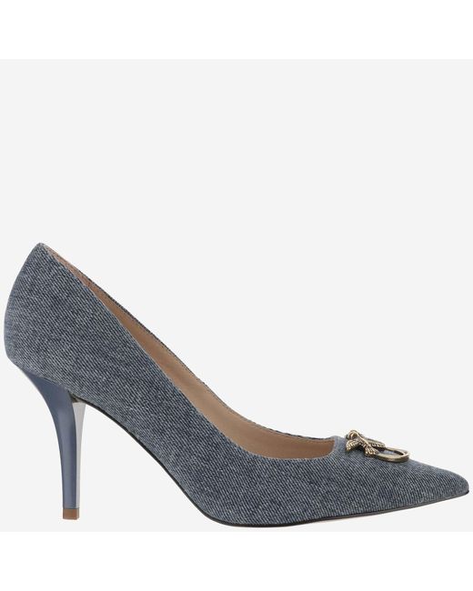 Pinko Blue Pumps With Logo