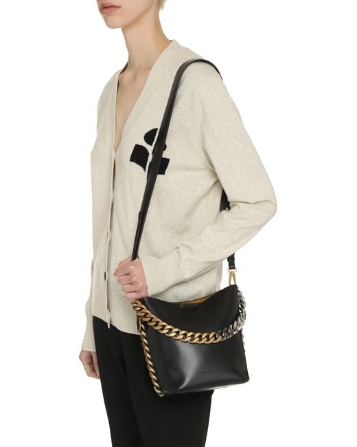 Stella McCartney Black Frayme Bucket Bag Polyamide