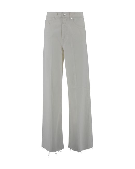 Nine:inthe:morning Gray Mid-Rise Trousers