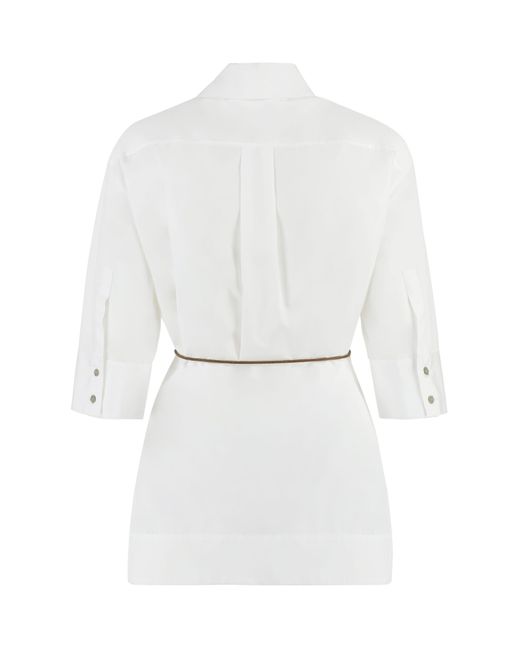Barba Napoli Cotton Shirt in White | Lyst