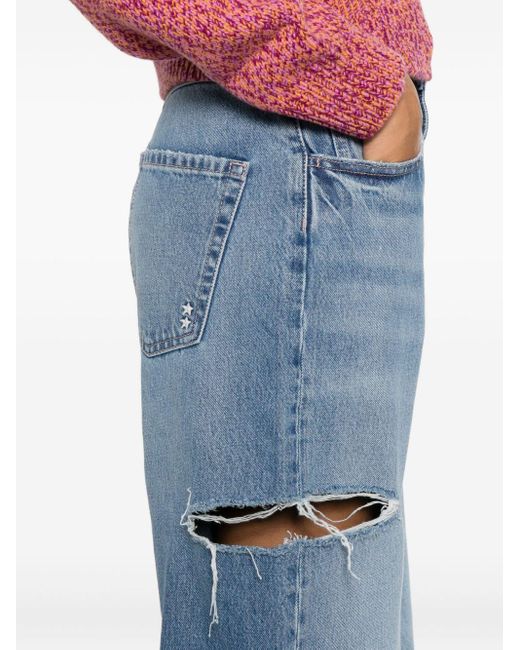 ICON DENIM Blue Ripped Jeans