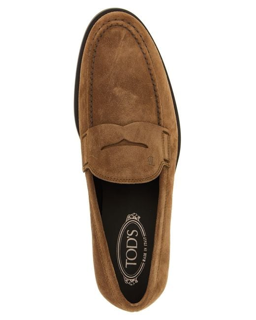 Tod's Brown 'Formale' Loafers for men