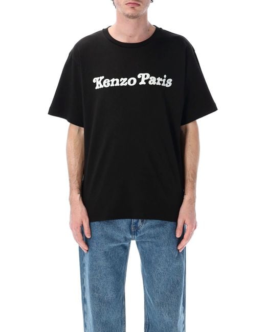 KENZO Black Verdy T-Shirt for men