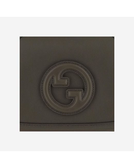 Gucci Green Small Blondie Bag Calf Skin Shoulder