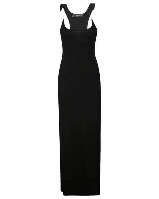 Y. Project Invisible Strap Dress in Black Lyst