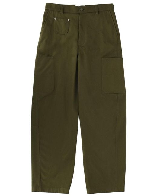 Givenchy Green Couture Seam Pants Cotton T-Shirts for men