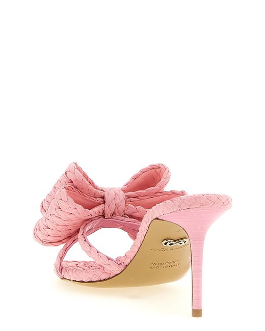 Mach & Mach Pink 'Le Cadeau' Mules