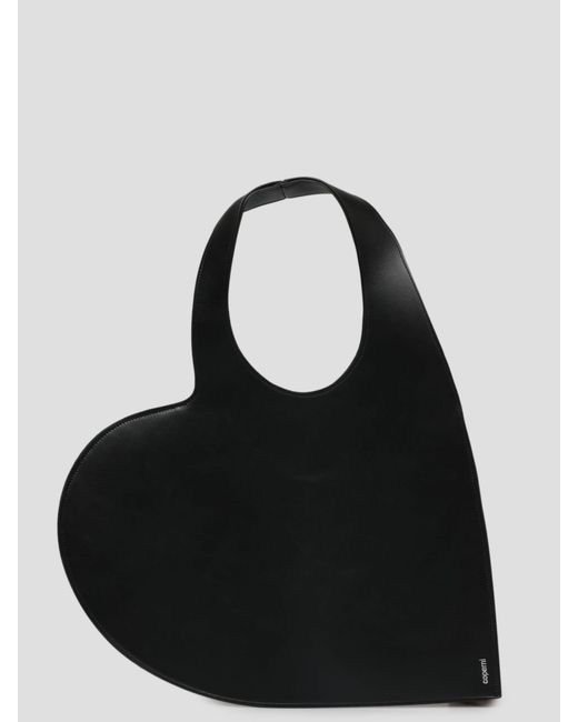 Coperni Leather Heart Tote Bag in Black - Save 26% | Lyst UK