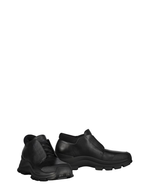 Ambush Black Leather Lace-Up Shoes for men