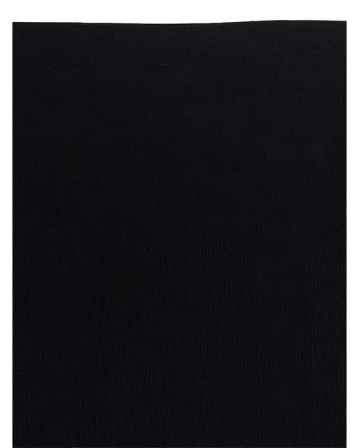 Gucci Black Leggings With Cut-Out Detail Tech Fabric Trousers