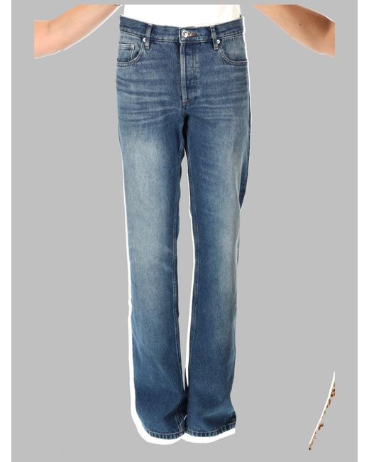 A.P.C. Blue Jeans New Standard Cotton for men