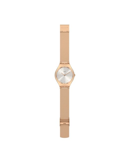 Swatch Contrasted Simplicity Watches in Metallic for Men | Lyst