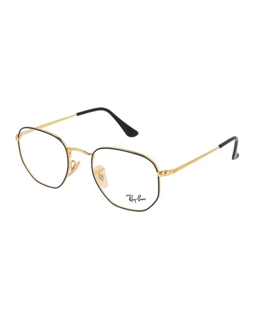 Ray-Ban Metallic Sunglasses Hexagonal Metal Glasses & Frames