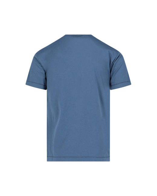 Stone Island Blue Logo T-shirt T-shirt for men