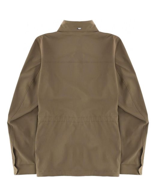 Herno Green Jacket With Pockets Polyamide Elastane for men