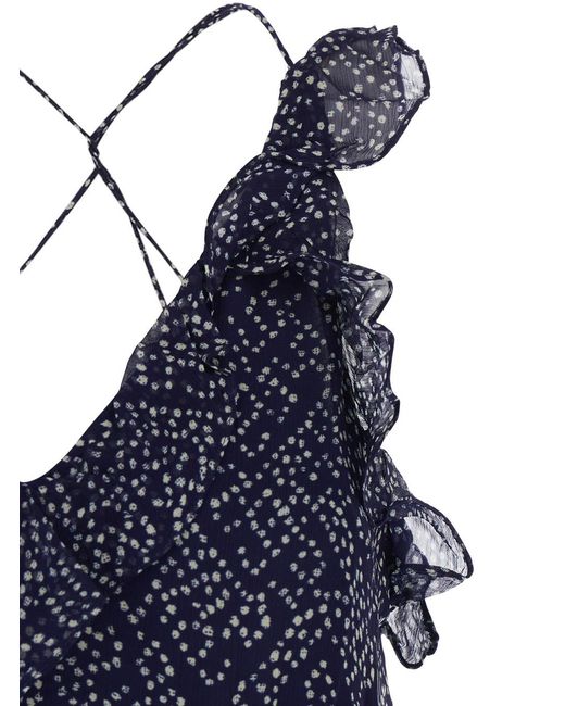 Isabel Marant Blue Dress Luxie Viscose