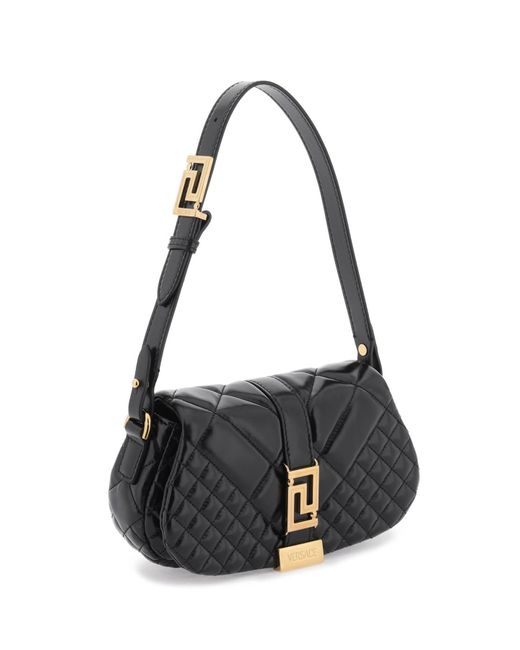 Versace Black 'greca Goddess' Mini Bag