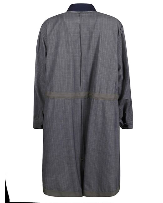 Sacai Gray Oversized Buttoned Dress for men