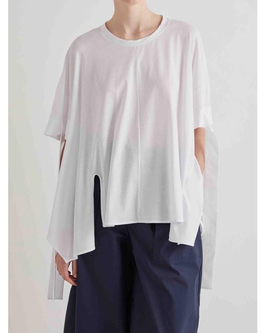MEIMEIJ White Tshirt Oversize T-Shirt