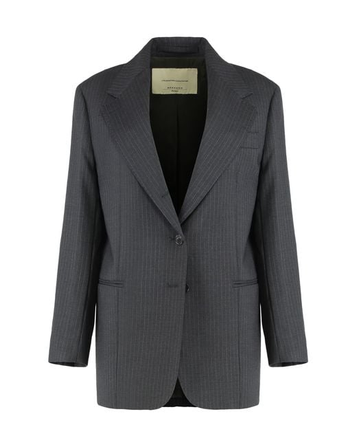 Weekend by Maxmara Black Blazer Wool Virgin Blazers