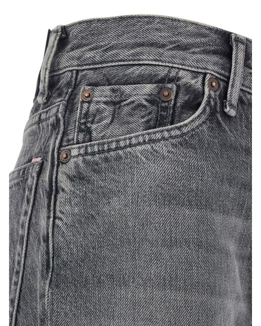 Acne Gray Jeans Bootcut Organic Cotton