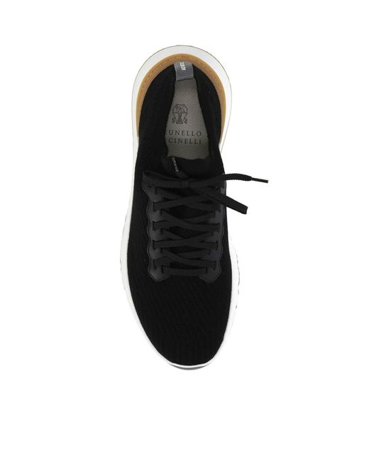Brunello Cucinelli Black Sneakers Shoes for men
