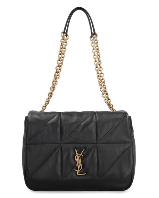 Saint Laurent Black Shoulder Bag Jamie 4.3 Leather Lamb
